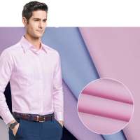 Dyed Plain Woven microfiber Fabric For men Shirts Fine Cloth In Stocks