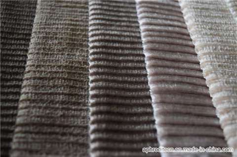 Jacquard Polyester Velour Decorative Fabric for Sofa